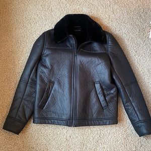 H&M faux leather lined jacket Men’s